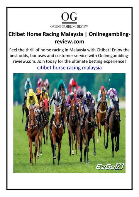 citibet horse racing in singapore|Online Horse Racing & Casino Betting with Citibet in Malaysia.